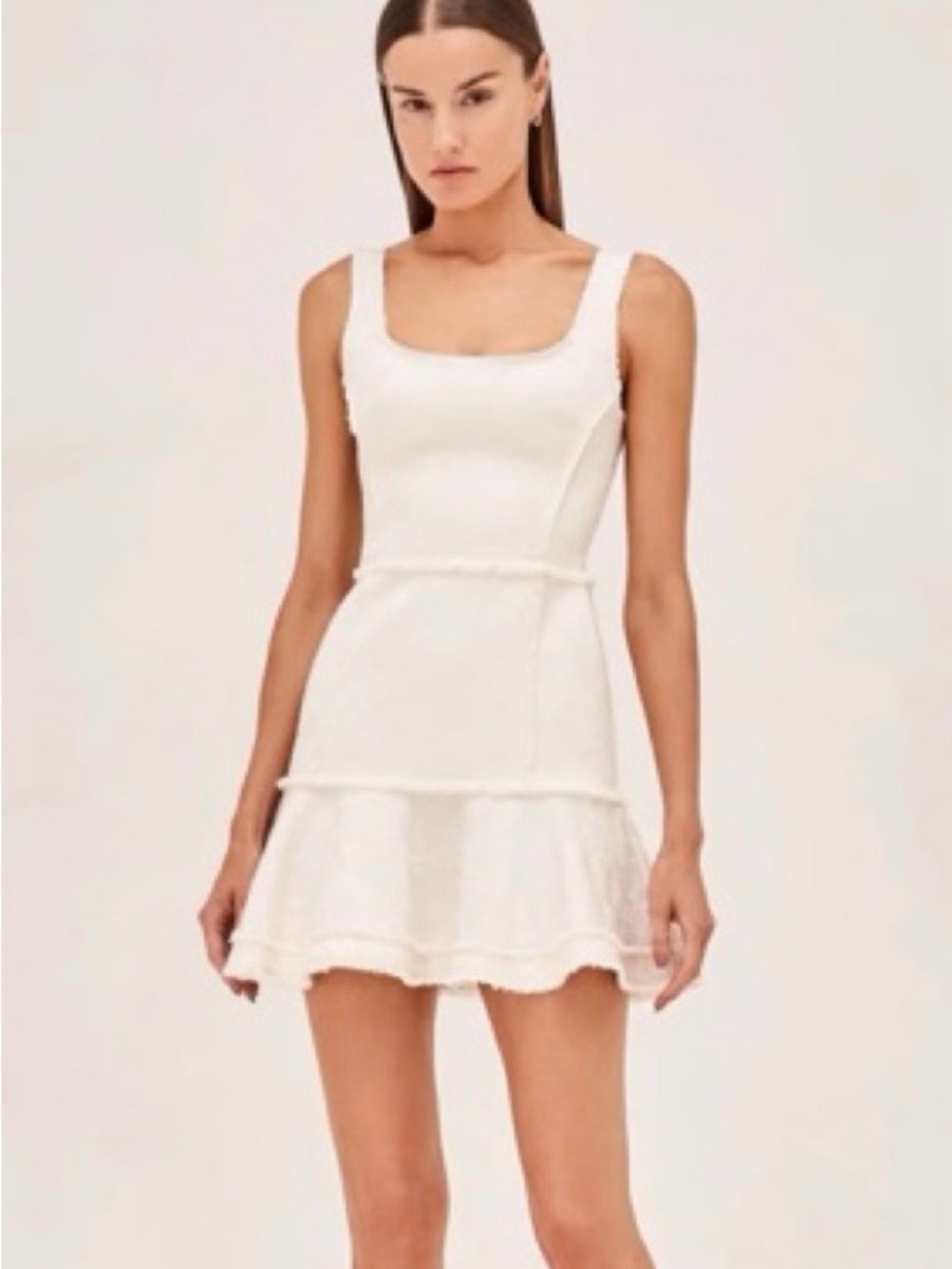 Alexis Noely Floral Brocade Mini Dress
